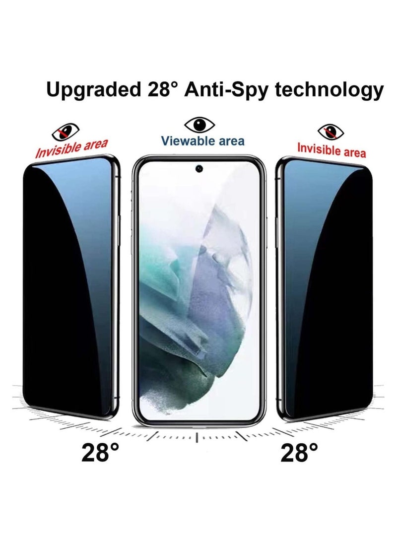 vesus Samsung Galaxy A24 Privacy Glass Screen Protector Anti-Spy Tempered Glass Film 9H Hardness Scratch Resistant Bubble Free Glass Screen Protector - Image 2