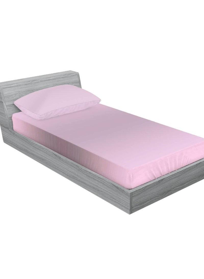 3-Piece Fitted Bed Sheet Set – 100% Cotton, 120x200 cm (Single Size)