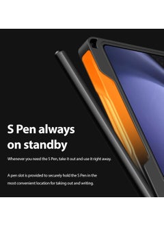 araree Nukin 360P series Z Fold 5 Case with S Pen Slot and Hinge Protection, Lightweight Full Body Protective Hard PC Cover for Samsung Galaxy Z Fold 5 - Clear Matt  - Image 2