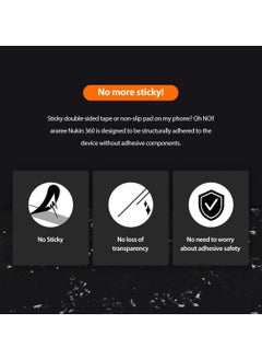 araree Nukin 360P series Z Fold 5 Case with S Pen Slot and Hinge Protection, Lightweight Full Body Protective Hard PC Cover for Samsung Galaxy Z Fold 5 - Clear Matt  - Image 5