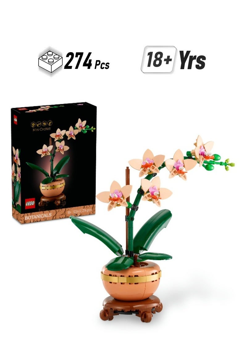 LEGO LEGO Botanicals Mini Orchid Plant Gift 10343 Building Set (274 Pieces)  - Image 1