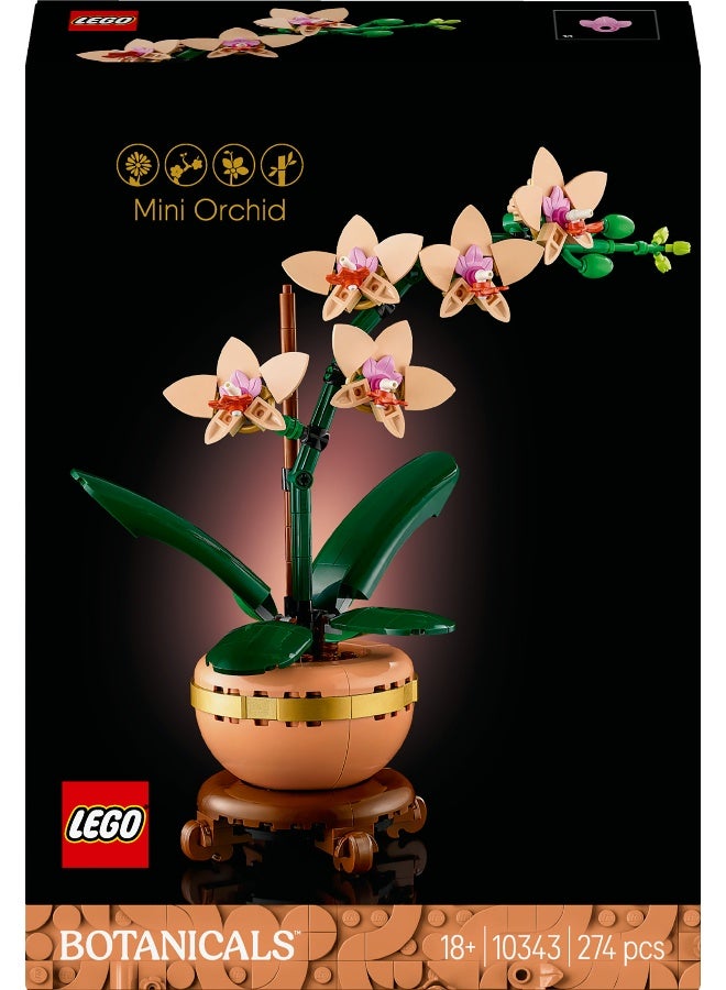 LEGO LEGO Botanicals Mini Orchid Plant Gift 10343 Building Set (274 Pieces)  - Image 2