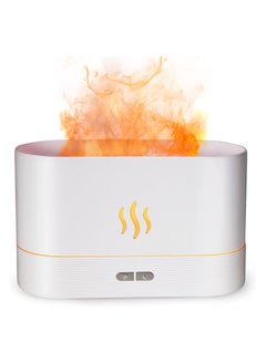 بيوينتي Flame Air Diffuser,Humidifier,Portable-Noiseless Aroma Diffuser for Home,Office or Yoga Essential Oil Diffuser with No-Water Auto-Off Protection  - Image 1