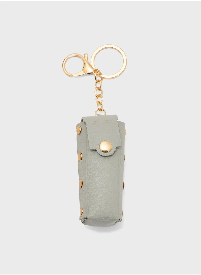 جينجر Snap Roll Mini Case Bag Charm