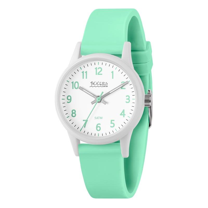 Tikkers Aqua 50M Water Resistance Silicone Strap Watch - Image 1