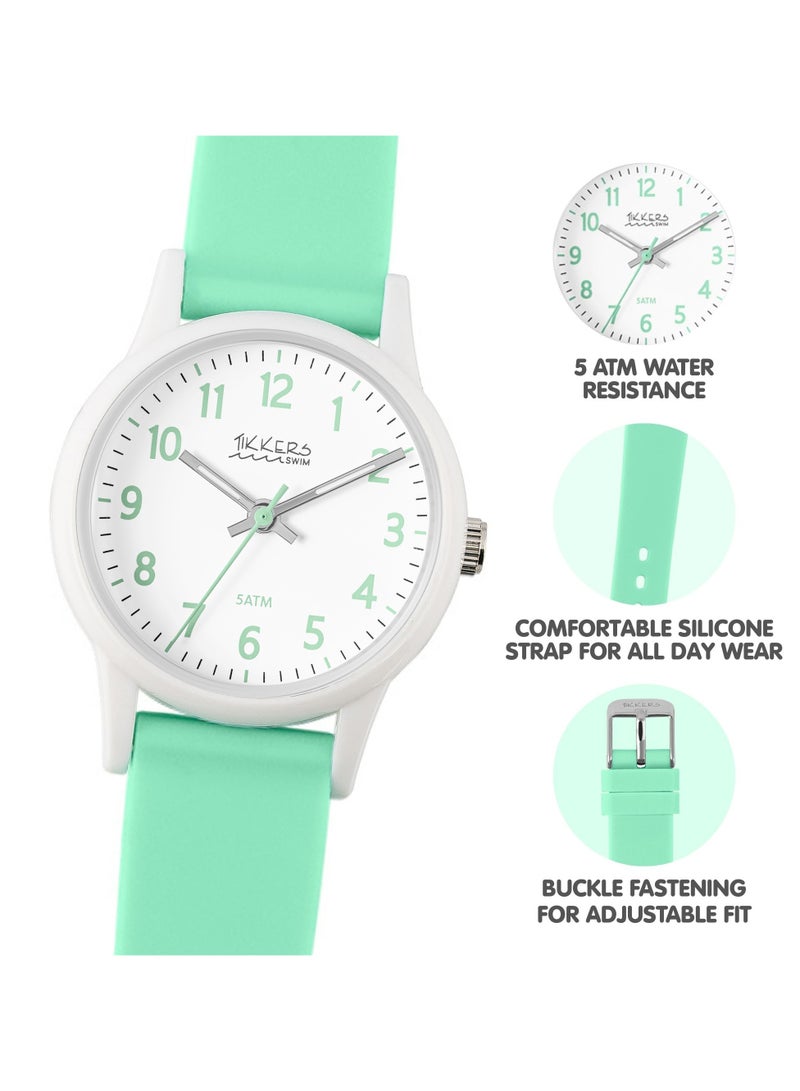 Tikkers Aqua 50M Water Resistance Silicone Strap Watch - Image 3