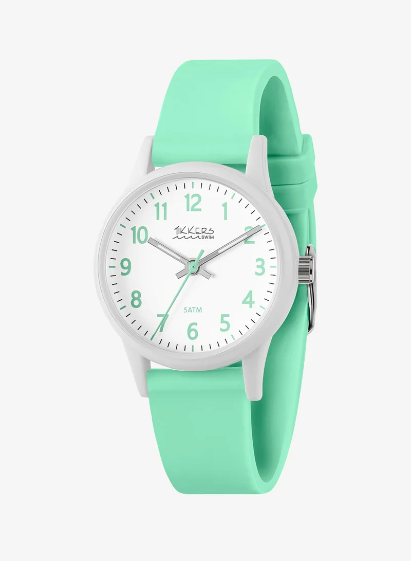 Tikkers Tikkers Aqua 50M Water Resistance Silicone Strap Watch