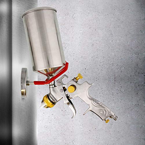TCP Global Brand Magnetic Paint Spray Gun Holder Stand for Gravity Feed Cup HVLP, Spray Booth, Body Shop Wall - Image 3