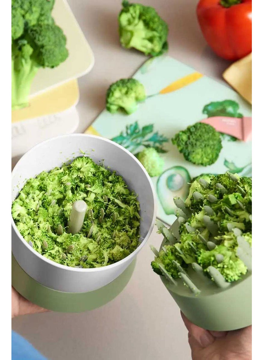 Tchibo Vegetable Slicer, Green and White  - Image 2
