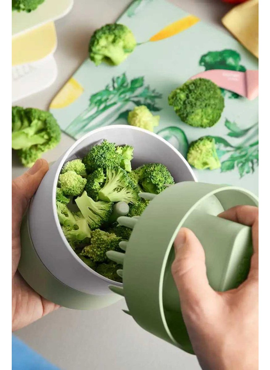 Tchibo Vegetable Slicer, Green and White  - Image 3