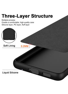 Color Fans For Honor X9b 5G 6.78 inch Case Slim Liquid Silicone Protective Cover Black  - Image 5