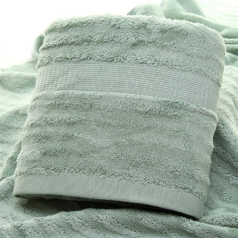 Mush Bamboo Towels for Bath Large Size | 600 GSM Bath Towel for Men & Women | Soft, Highly Absorbent, Quick Dry,and Anti Microbial | 75 X 150 cms (Pack of 1, Olive Green) - Image 1