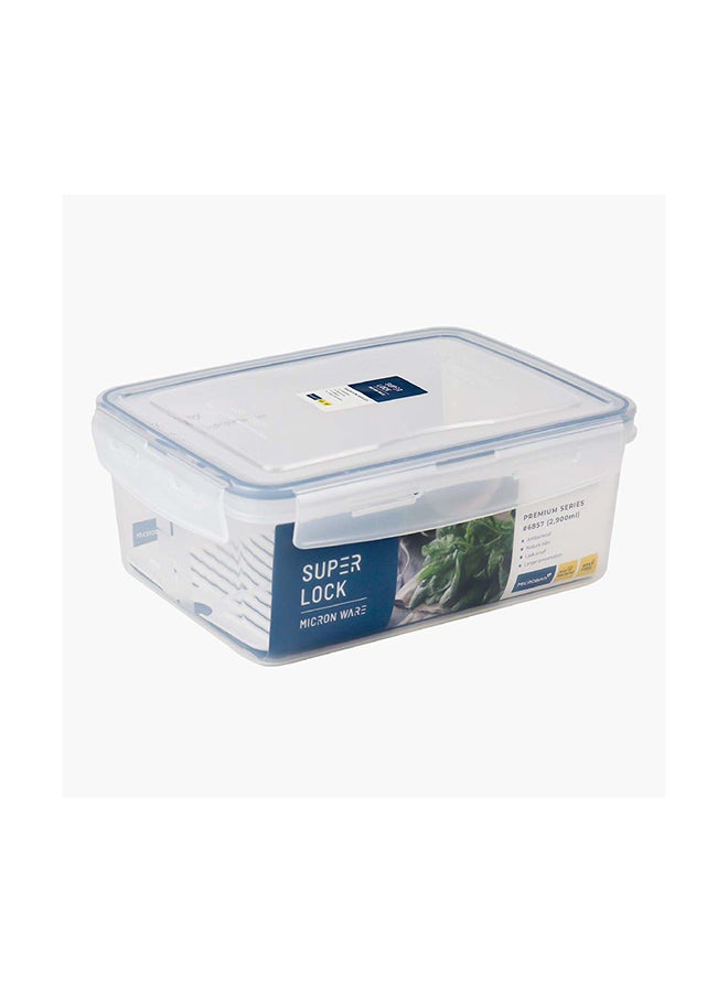 Home Box Micronware Superlock Rectangle Storage Box 2.9 L - Image 2