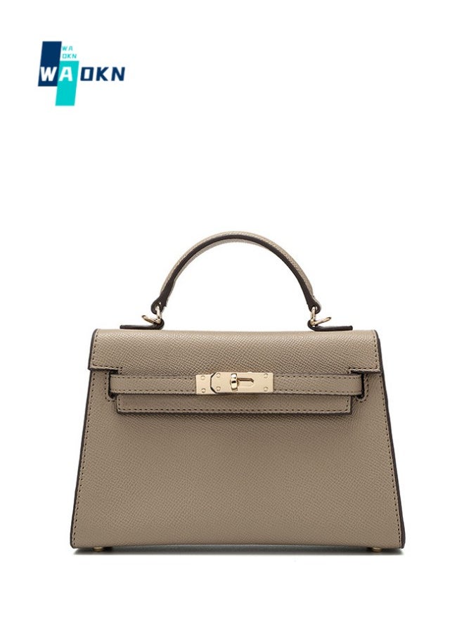 WAOKN - Women's New Trendy Shoulder Bag, Ladies Fashionable and Versatile Solid Color Crossbody Bag Sling Bag Side Bag, PU Leather Tote Bag Handbag Clutch Bag Carrying Bag - Image 1
