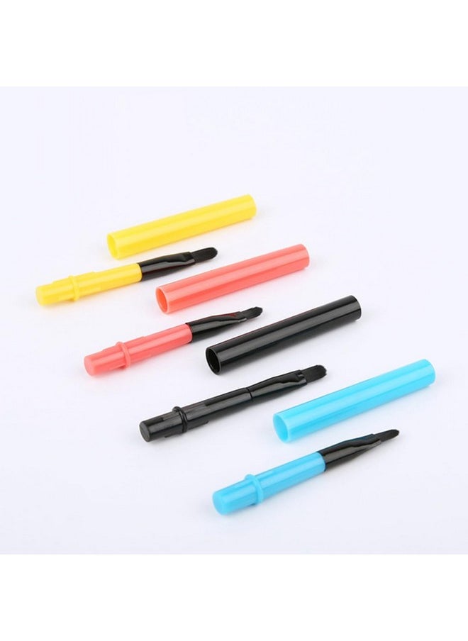 mollensiuer - 30Pcs Disposable Lip Brush With Cap Lip Makeup Brush Lipstick Brush Makeup Blending Applicator Beauty Makeup Tools Lipstick Applicators Random Color - Image 1
