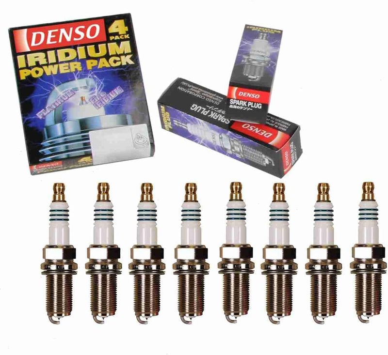 Sixity Auto DENSO Iridium Power Spark Plugs 8 Pack for Porsche Cayenne 4.8L V8 (2008-2016) - Image 1