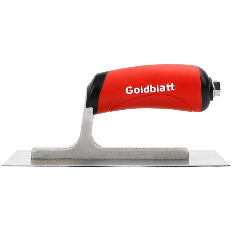 Goldblatt Masonry Finishing Trowel, 8-inch by 3-inch, with Soft Grip Handle - Image 2