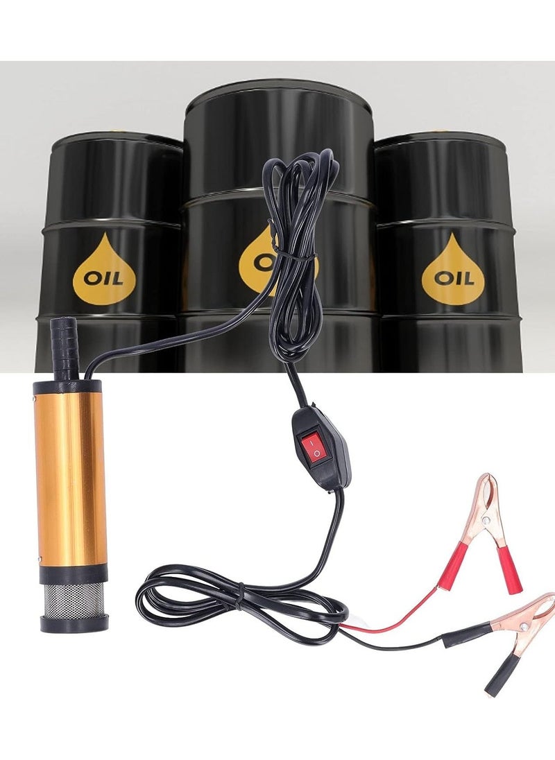 BOSS LIFE STYLE 12V DC Electric Fuel Transfer Pump for Diesel Oil and Water - Portable Mini Pump with Aluminum Alloy Shell  - Image 3