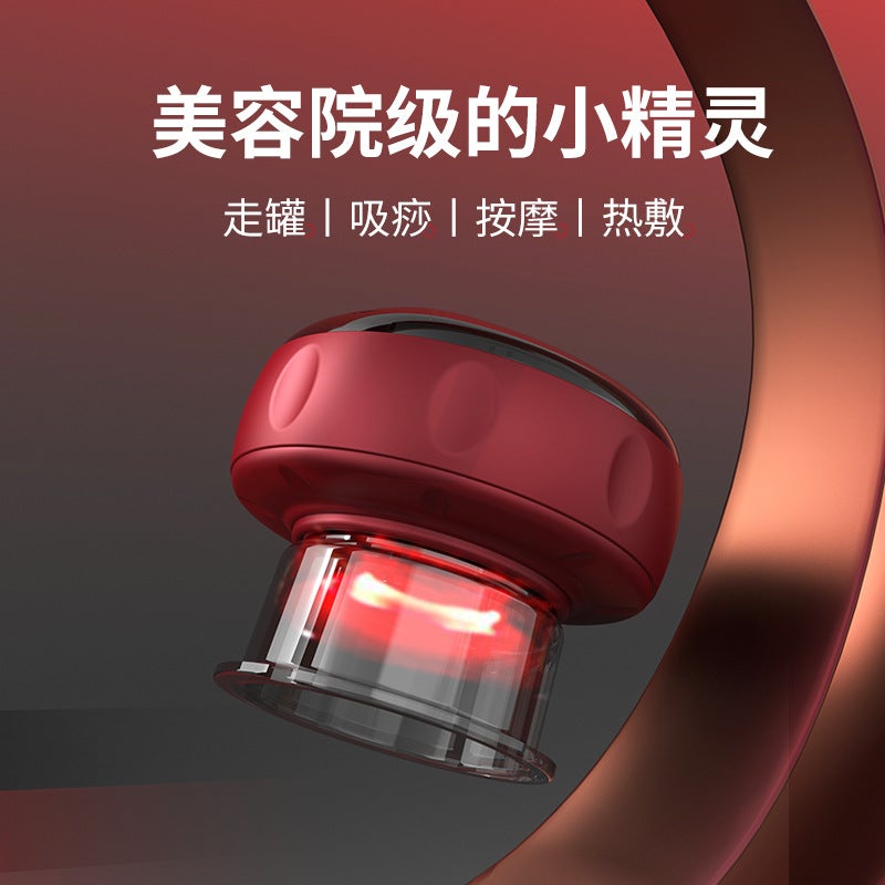 Electric Scraping Instrument Cupping Device Meridian Brush Large Suction Walking Tank Sucking Machine Compress Meridian Dredging Beauty Instrument Manufacturer - Image 3