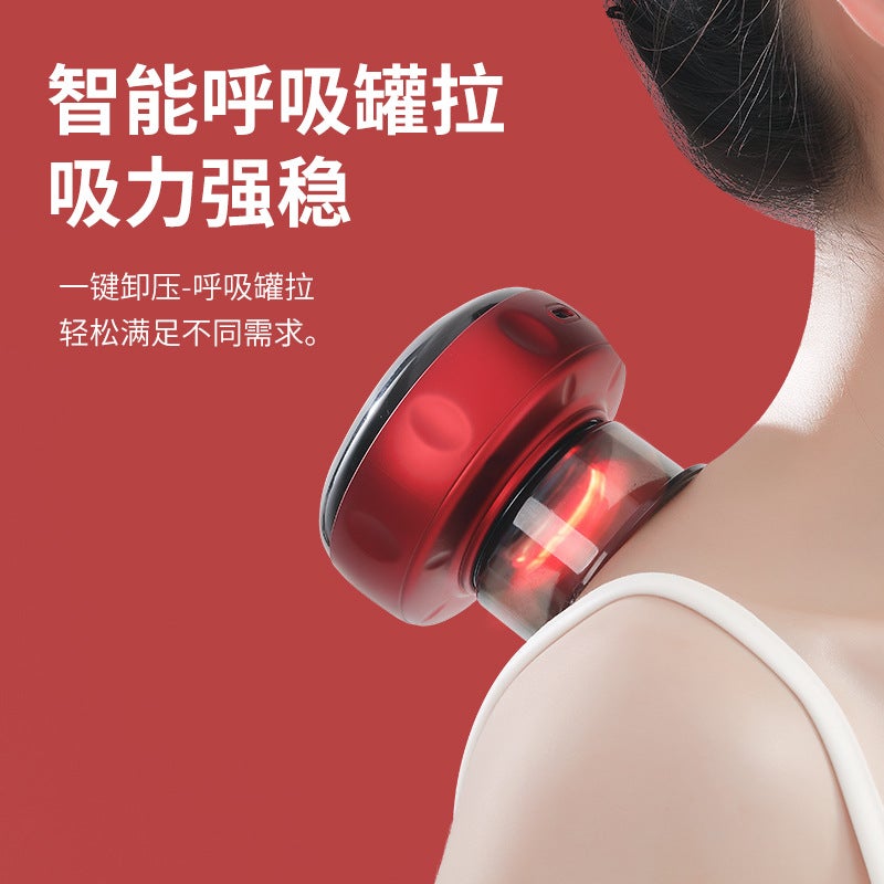 Electric Scraping Instrument Cupping Device Meridian Brush Large Suction Walking Tank Sucking Machine Compress Meridian Dredging Beauty Instrument Manufacturer - Image 4