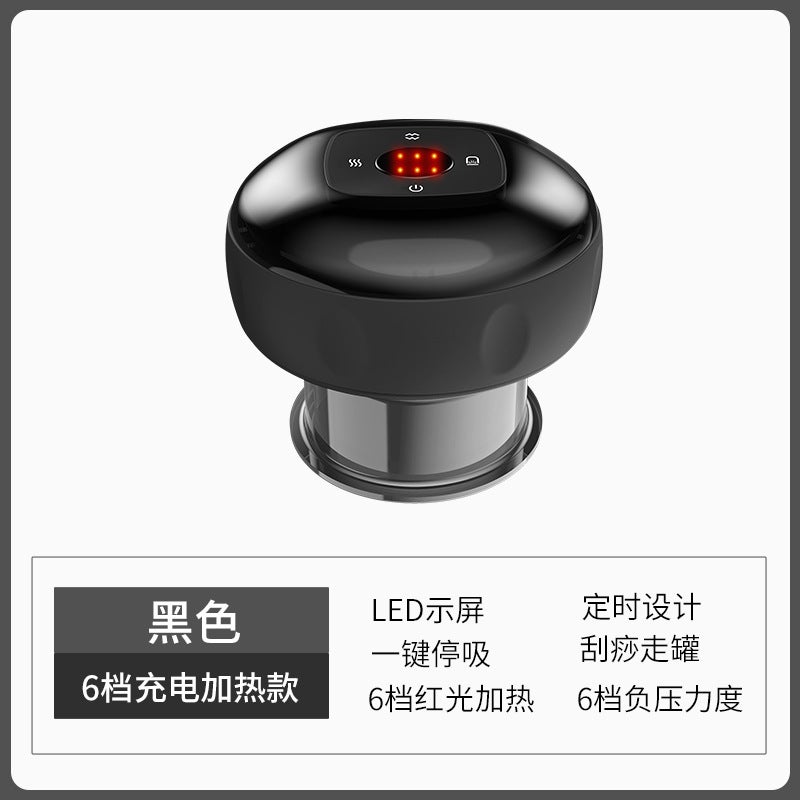 Electric Scraping Instrument Cupping Device Meridian Brush Large Suction Walking Tank Sucking Machine Compress Meridian Dredging Beauty Instrument Manufacturer - Image 1