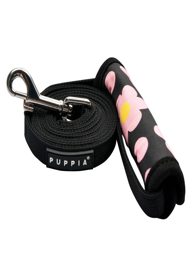 Puppia Spring and Summer Fashion Bacopas Dog Leash, Black, Medium - Image 1
