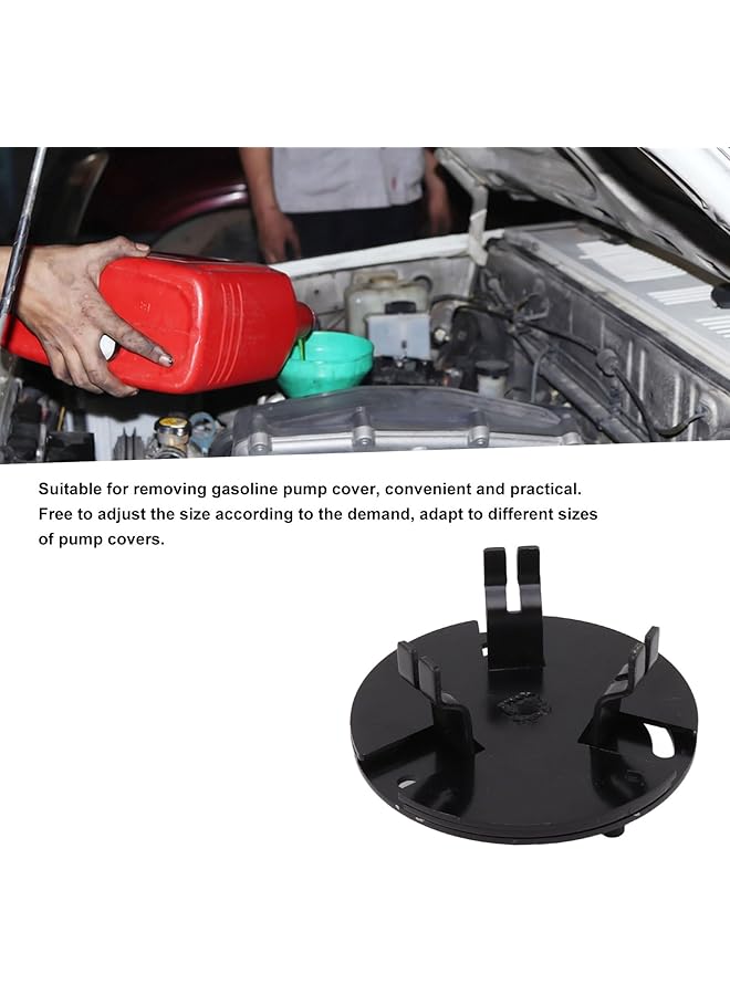 Universal Fuel Pump Removal Tool, Round Steel Multifunctional Oil Pump Removal Tool Adjustable 3 Jaws Tightening Fuel Tank Lid Wrench For Removing Gasoline Pump - Image 3