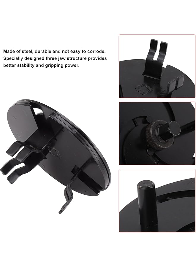Universal Fuel Pump Removal Tool, Round Steel Multifunctional Oil Pump Removal Tool Adjustable 3 Jaws Tightening Fuel Tank Lid Wrench For Removing Gasoline Pump - Image 4