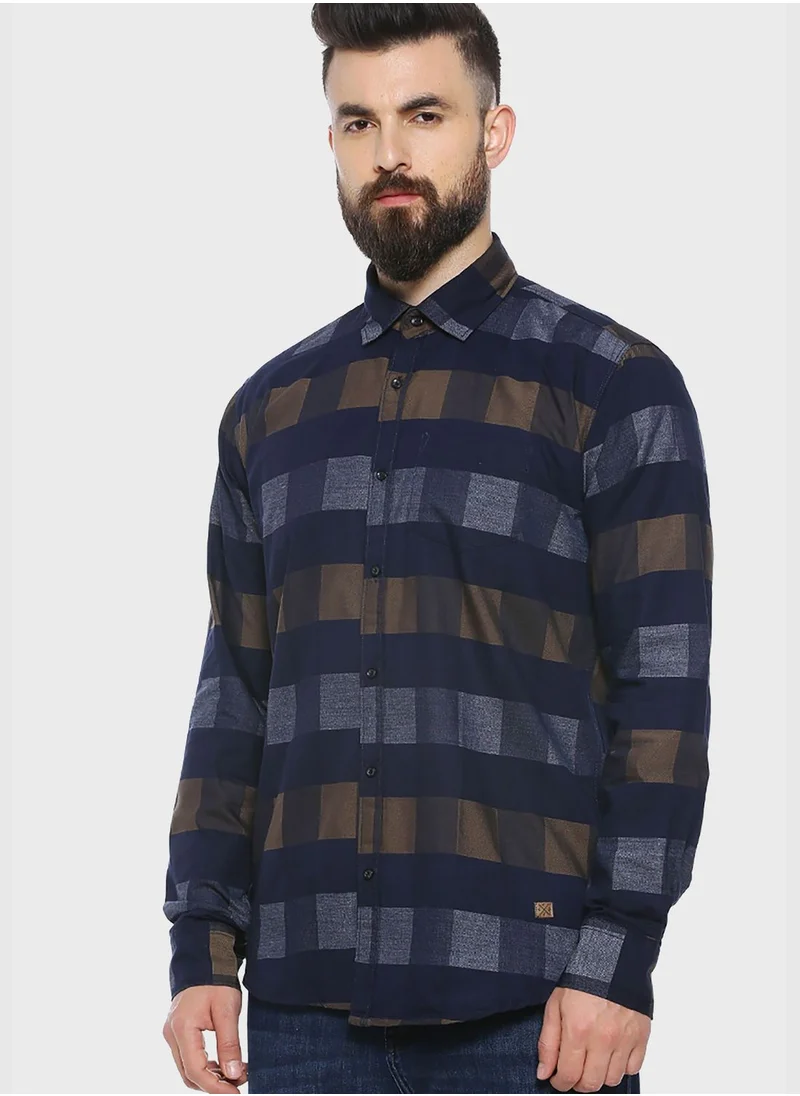 Campus Sutra Checked Shirt