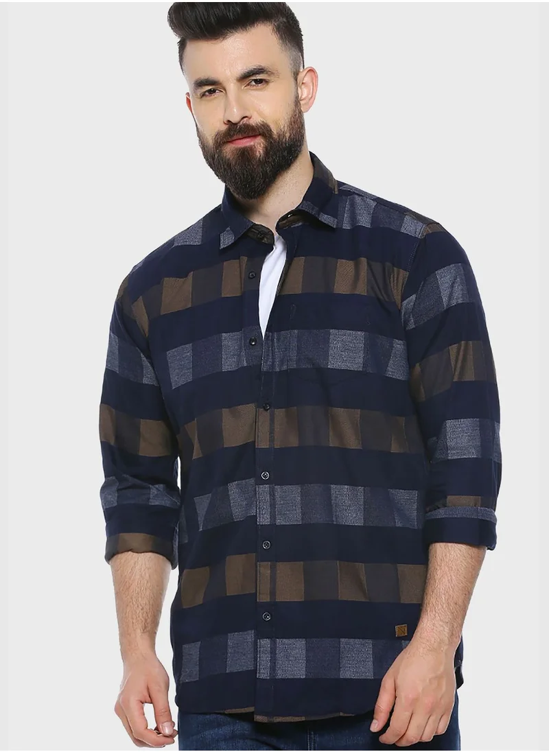 Campus Sutra Checked Shirt