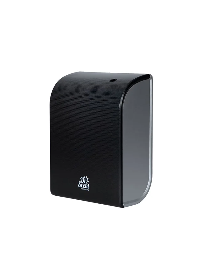 Dr Scent Dr Scent Essential Oil Diffuser – Elegant Floral | Sophisticated Design, 100-300 m² Coverage, Bluetooth & App Control, Infuses Fragrance to Enhance Your Environment (Black-Silver)