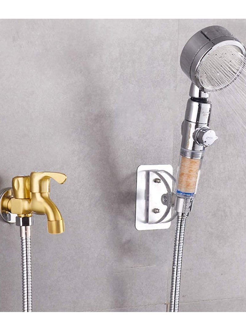 SOLARAE Brass Hose End Tap, Outdoor Garden Tap Kit, Brass Water Bib Tap Outside Tap Kit, Allotment Tap, for Outdoor/Indoor Use, Convenient Water Access - Image 2