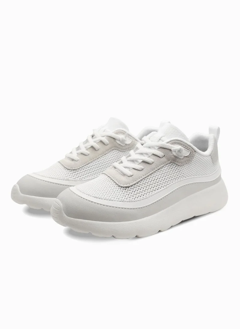 DUOZOULU  Cloud Ripple Wool Trainer  | Best Price UAE
