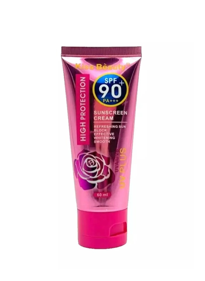 Kiss Beauty - Sunscreen Cream SPF 90+ PA+++ 60ml - Image 1