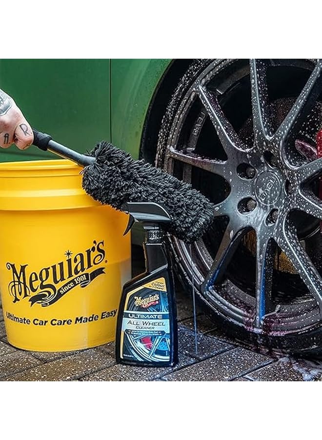 Meguiar's X1901Eu Supreme Microfibre Wheel Brush, Large, Completely Safe Wheel Cleaning - Image 2