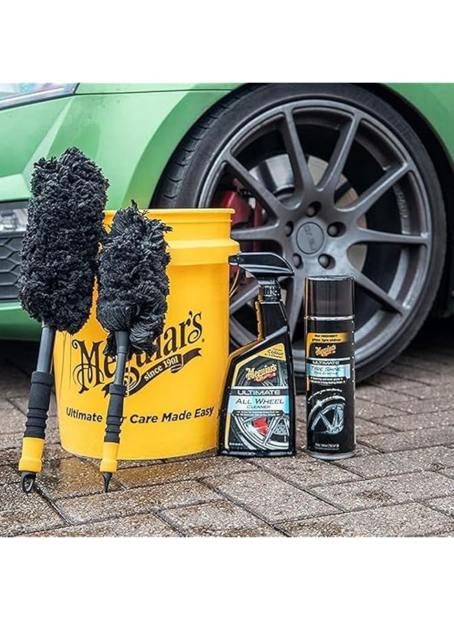 Meguiar's X1901Eu Supreme Microfibre Wheel Brush, Large, Completely Safe Wheel Cleaning - Image 3