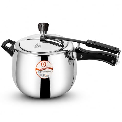 Omichef Triply Stainless Steel Pressure Cooker Inner Lid | 3 Litre | ISI Certified, Induction & Gas Stove Compatible | Rust-Free, Durable & 100% Toxin Free - Image 1
