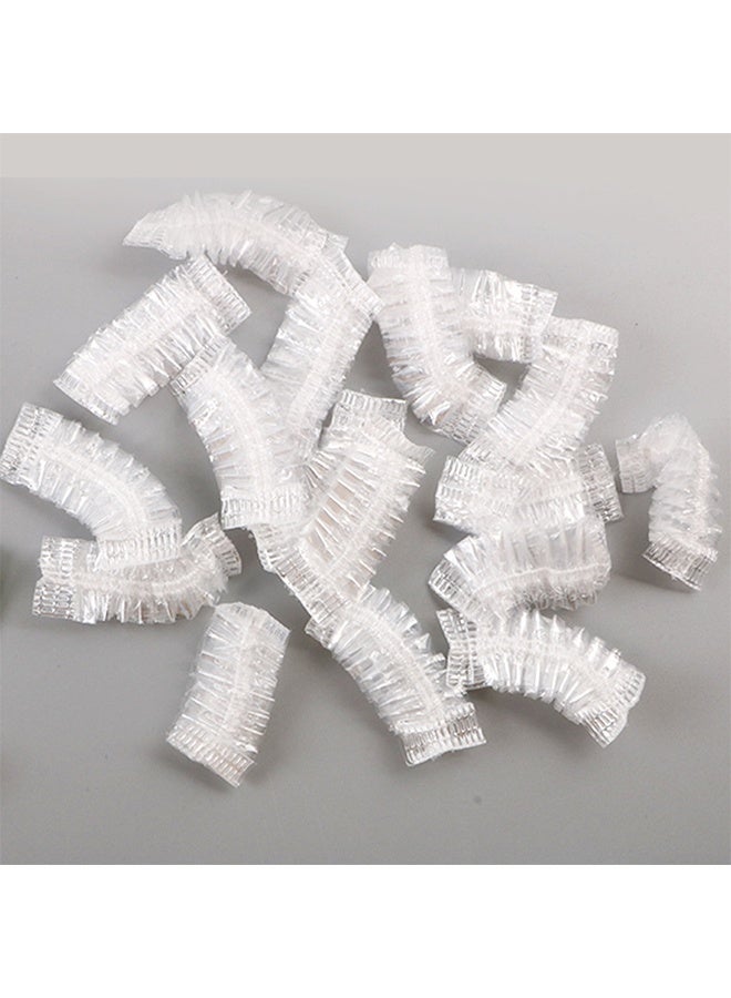 Generic 100-Piece Disposable Ear Protector Cover Cap Clear  - Image 2
