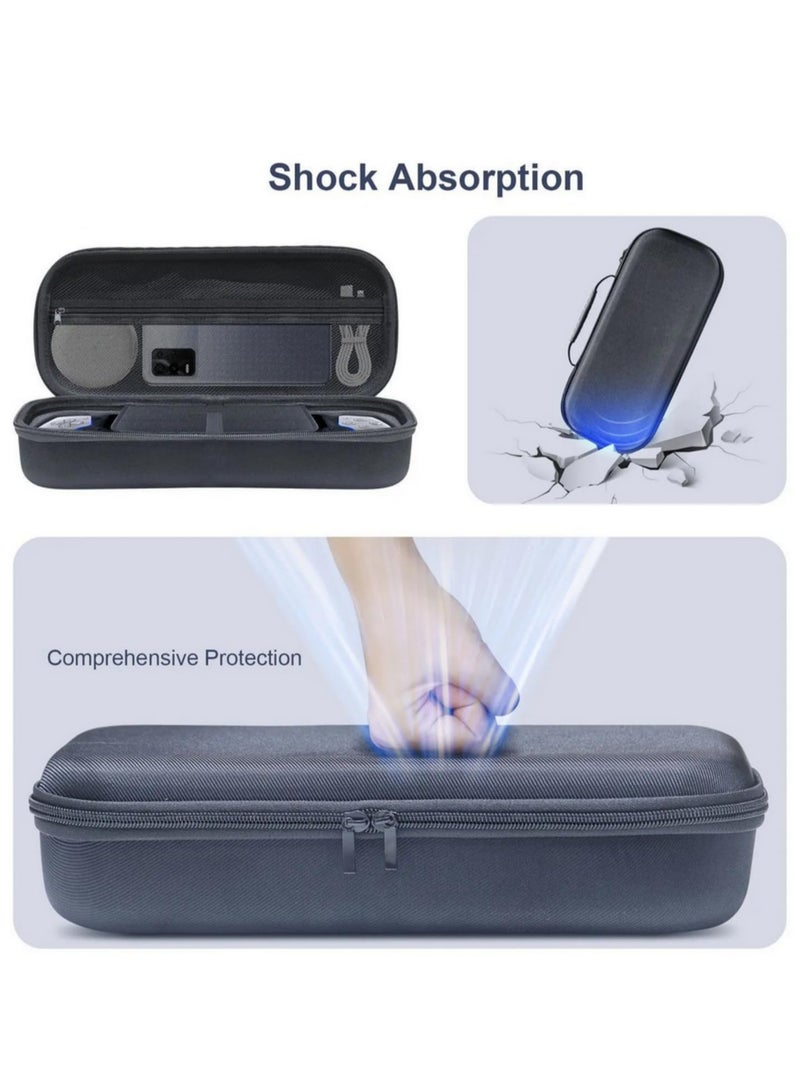 For PS5 Portal Handheld Storage Bag Shockproof Compression Resistant EVA Portable Hard Case with Internal Mesh Pocket Handle Design for Travel Accessories Protection JYS-P5182  - Image 4