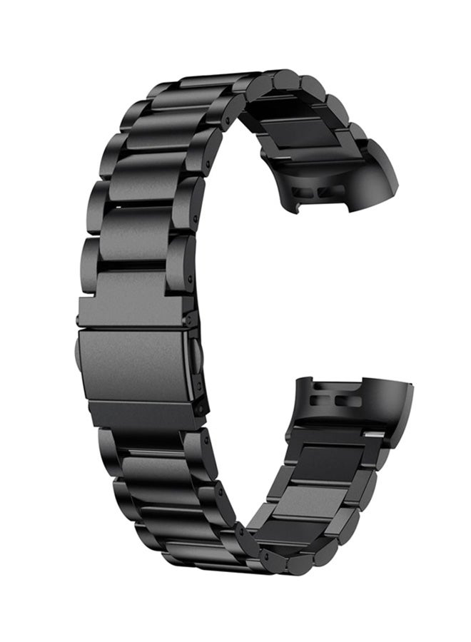 NIBEMINENT Replacement Band For Fitbit Charge 3 Black - Image 1