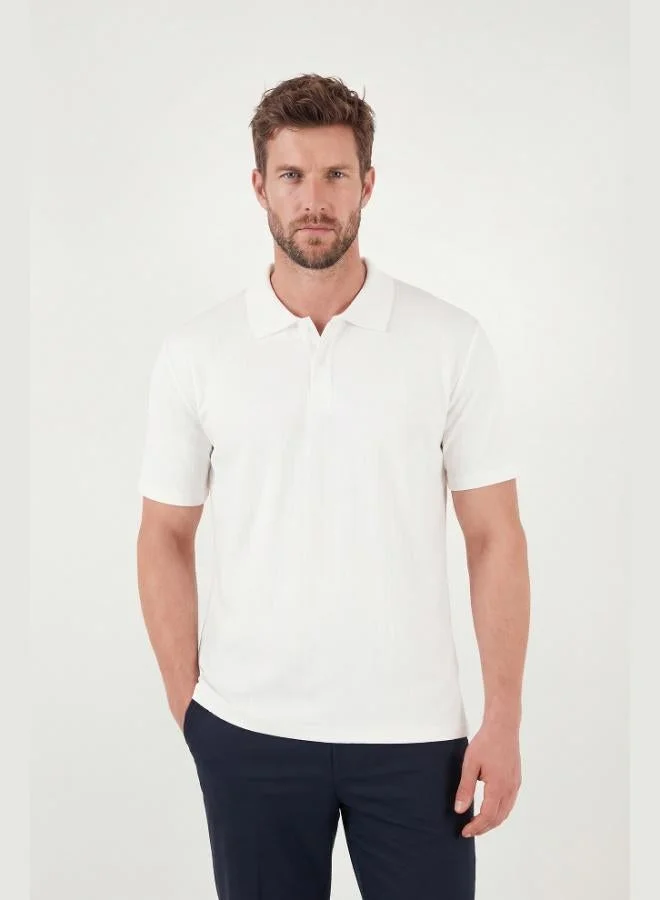 Buratti  Buratti Cotton Short Sleeve Buttoned Polo T-Shirt Men's POLO T-SHIRT 5904051 for Men | Best Price UAE