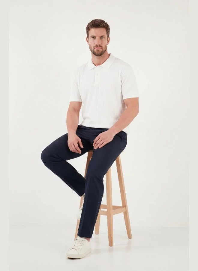 Buratti  Buratti Cotton Short Sleeve Buttoned Polo T-Shirt Men's POLO T-SHIRT 5904051 for Men | Best Price UAE