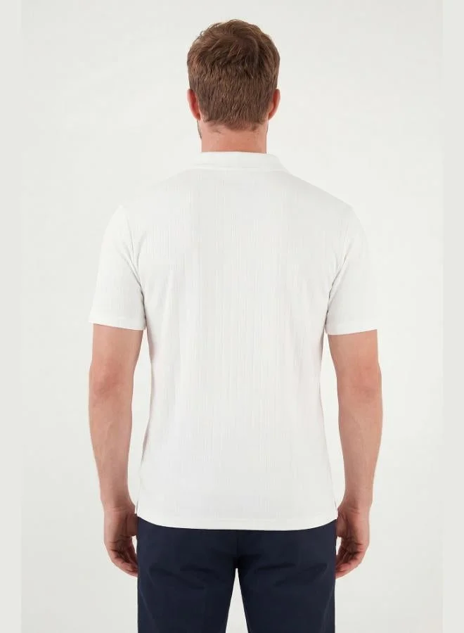 Buratti  Buratti Cotton Short Sleeve Buttoned Polo T-Shirt Men's POLO T-SHIRT 5904051 for Men | Best Price UAE