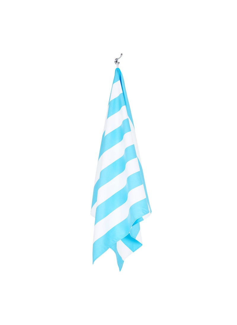 Dock & Bay Dock & Bay Beach Towel, Super Absorbent, Quick Dry, Sand Free, Compact & Lightweight, 100% Recycled Materials, Includes bag - Large (160x90cm) - TULUM BLUE  - Image 4