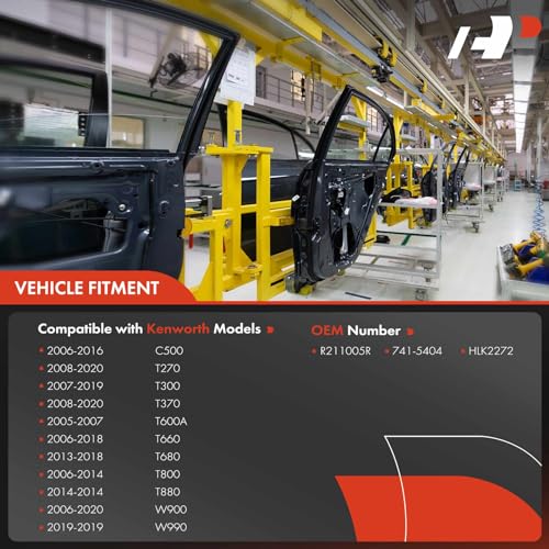 A-Premium Power Window Regulator with Motor Compatible with Kenworth T660 06-18 T680 13-18 T800 06-14 W900 2006-2020 Front Right Passenger Side - Image 3