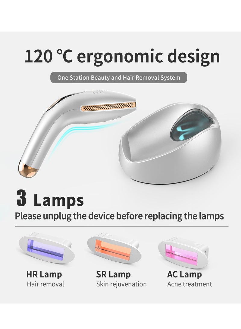 ديس GP590PLUS نظام إزالة الشعر بالليزر IPL Ice Cool باللون الأبيض - Image 4