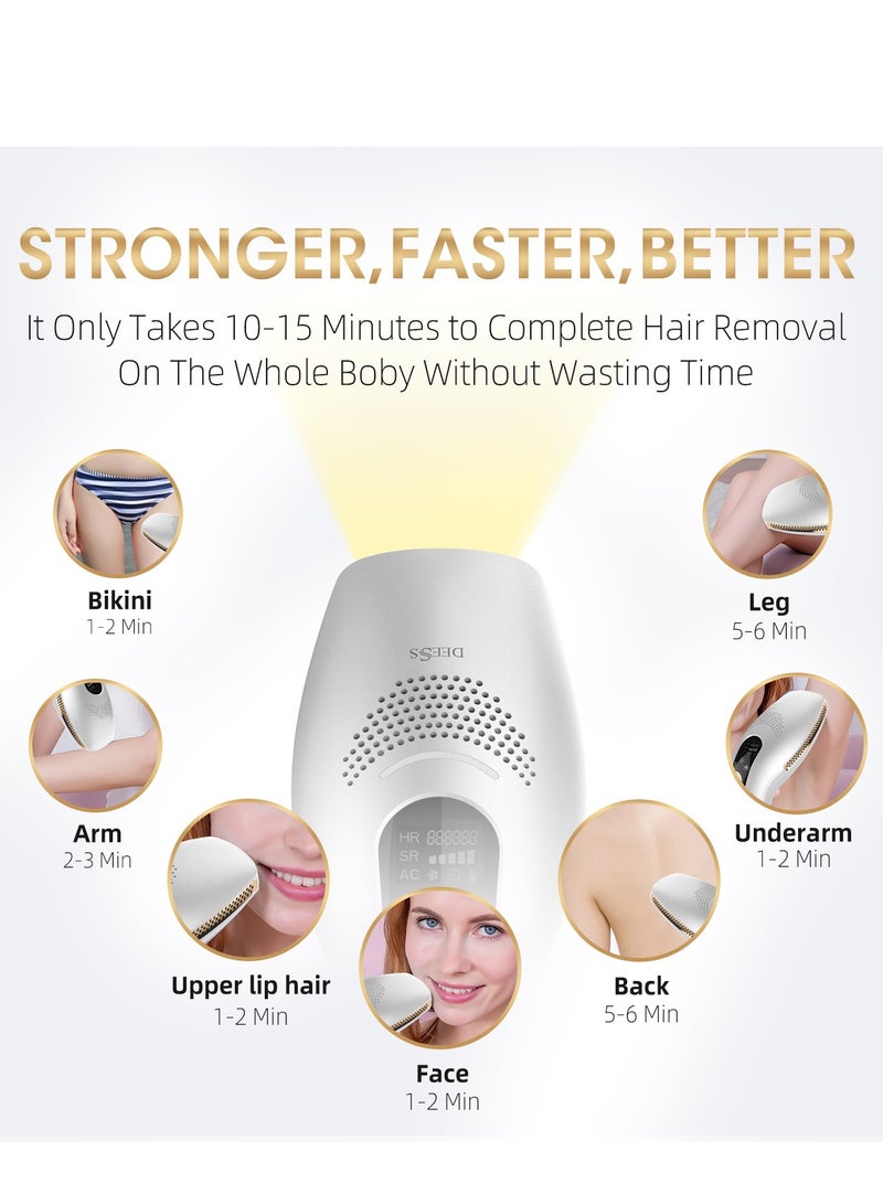 ديس GP590PLUS نظام إزالة الشعر بالليزر IPL Ice Cool باللون الأبيض - Image 3