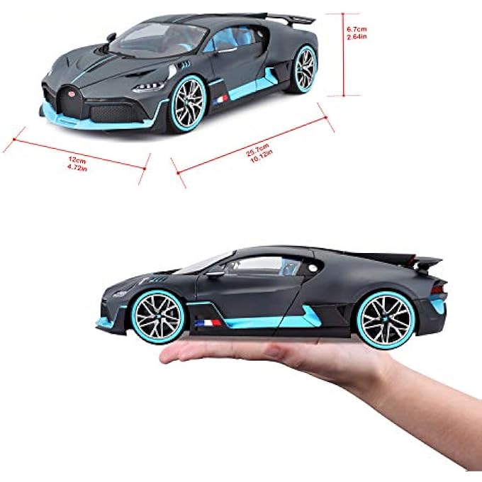 Bugatti 1:18 BUGATTI DIVO - RED DIECAST CAR - Image 4
