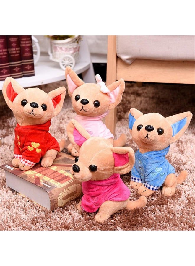 SUSHAFEN Stuffed Dog Puppy Toy Dog Plush Toy Soft Doll Stuffed Animal Pillow Birthday Gift Present Cute Dog Ornaments Decoration Handicraft House Desktop Decoration Prop,17cm/6.7" - Image 5