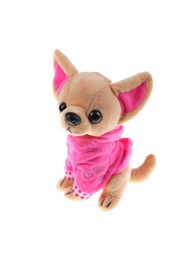 SUSHAFEN Stuffed Dog Puppy Toy Dog Plush Toy Soft Doll Stuffed Animal Pillow Birthday Gift Present Cute Dog Ornaments Decoration Handicraft House Desktop Decoration Prop,17cm/6.7" - Image 1